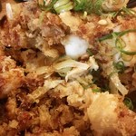 天丼 元亀 - 海鮮かき揚げ丼アップ