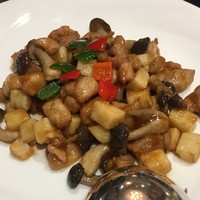 瑞麟 - 「鶏肉と季節野菜の炒め」（「年末年始ランチコース」3000円）