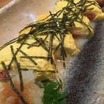 だしまきと趣肴 利楽 - 明太もちだし巻きアップ