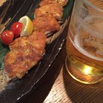 だしまきと趣肴 利楽 - えびれんこんのカリカリチーズ焼き