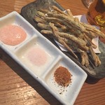 だしまきと趣肴 利楽 - ごぼうスティック明太マヨ