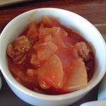 Cafe ONE OR EIGHT - 朝食バイキング５００円　トマトと大根の煮物