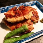 鎌倉 松原庵 - 地鶏の炭火焼き柚子胡椒