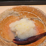 いちかわ - 牡蠣の酒蒸しと蕪のみぞれ和え