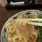 丸亀製麺 - かに玉あんかけうどん大