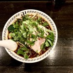 スパイス・ラー麺 卍力 - ＜2018年01月再訪・37回目＞スパイスラーメン・もやし・パクチー・にんにく・1 ,080円