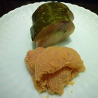 濱壹 - 鰆棒寿司とメジナまさご和え