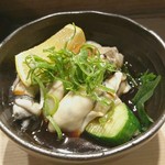名代 駒寿司 - 牡蠣酢