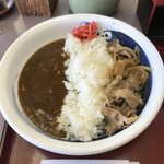 山田うどん食堂 - H30.1　カレー牛丼