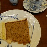 椿屋茶房 - (2017年11月)紅茶のシフォンケーキも付けました！