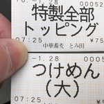 中華蕎麦 とみ田 - 2018/1