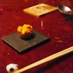 明道町中国菜 一星 - 雲丹エッグタルト