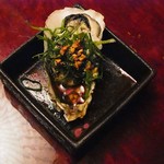 明道町中国菜 一星 - 播磨産牡蠣のネギソース