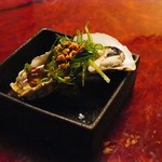 明道町中国菜 一星 - 播磨産牡蠣をネギソースで