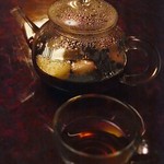 明道町中国菜 一星 - フルーツ入りプーアル茶