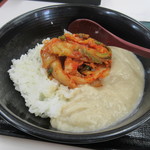 吉野家 - 白カレーにキムチをトッピング