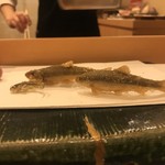 秋田 てんぷら みかわ - モロコの親子。