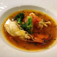横浜うかい亭 - オマール海老のスープ仕立て