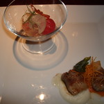 ガーデンレストラン シェフズ テラス - 20080920前菜2種盛り合わせプレート