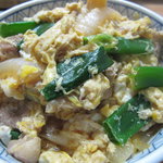 大阪城 - 店内の親子丼