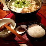 秋田料理 わったりぼうず - きりたんぽ鍋定食