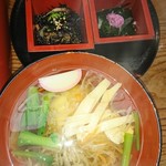 Sekino Ichi Shuzou Kabushi Kigaisha - 果報餅膳のお雑煮と小鉢