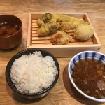 天ぷらスタンドKITSUNE - 色々天定食 880円