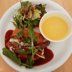 カフェモ・ルタオ - ポークミルフィーユ・デミカツ　1,000円　2018/01