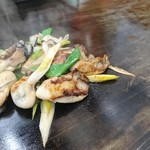 カキの鉄板焼
