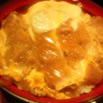 すずもと - ヒレカツ丼のアップ