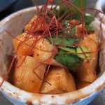 中華 鶏ざ - 長芋キムチ