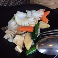 豊華楼 - 紋甲イカのXO醬炒めです。美味しかった。