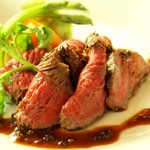 Special grilled Japanese black beef Steak