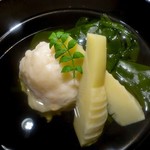 紀風 - 海老真薯と若竹のお椀