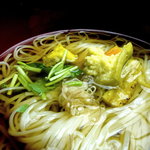 佐藤養助 - なすの冷かけうどんです