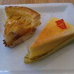 不二家 - チーズケーキ、アップルパイ