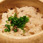 Izakaya Ichi - 牛そぼろとゴボウの土鍋ご飯