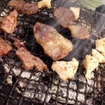 炭火直焼 壱発 - やっぱ七輪よねぇ〜♪