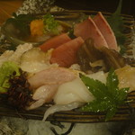 魚菜屋 常峰 - お造り盛り合わせ1500円×2人