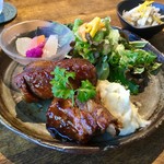 ジャム cafe 可鈴 - メインの「スペアリブのジャム煮込」。スペアリブはもちろん、手作りのマッシュポテトも絶品♪