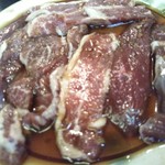 とんちゃんや ふじ - ブタサガリ500円　肉の旨味を堪能できます！