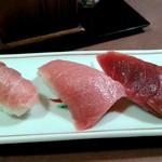 大衆酒場 まるちゃん - 大トロ、中トロ、赤身