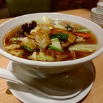 大連餃子基地 ダリアン - 【2018.1.29(月)】五目そば(並盛・120g)1,058円