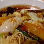 大連餃子基地 ダリアン - 【2018.1.29(月)】五目そば(並盛・120g)1,058円の具