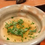 銀座 しのはら - 木の芽酢