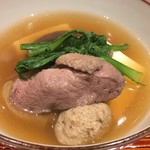 銀座 しのはら - 青首鴨の鍋