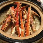 銀座 しのはら - タラバガニとウニの混ぜご飯