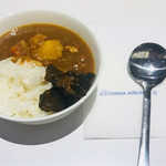 桃園チャイナ エアラインラウンジ - 甘口カレー！！何気に美味しい( *´艸｀)