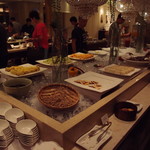 San Want Hotel - 蕎麦・フルーツコーナー(2017年9月)