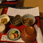 鶴の湯別館 山の宿 - 夕食の副膳